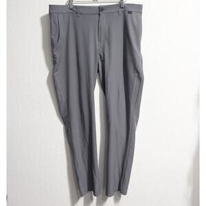 Travis Mathew Pants Golf Active Sz 38 Pockets Gray Performance Pockets